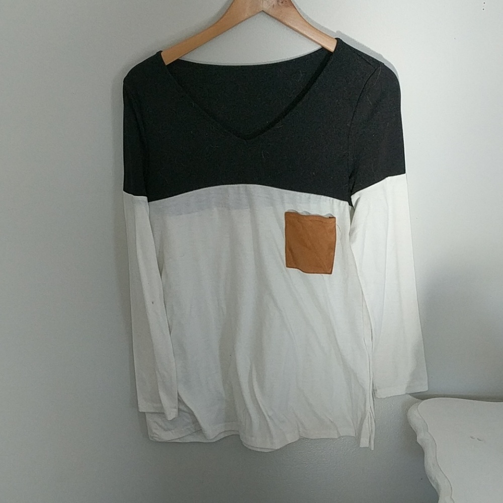 Color block shirt